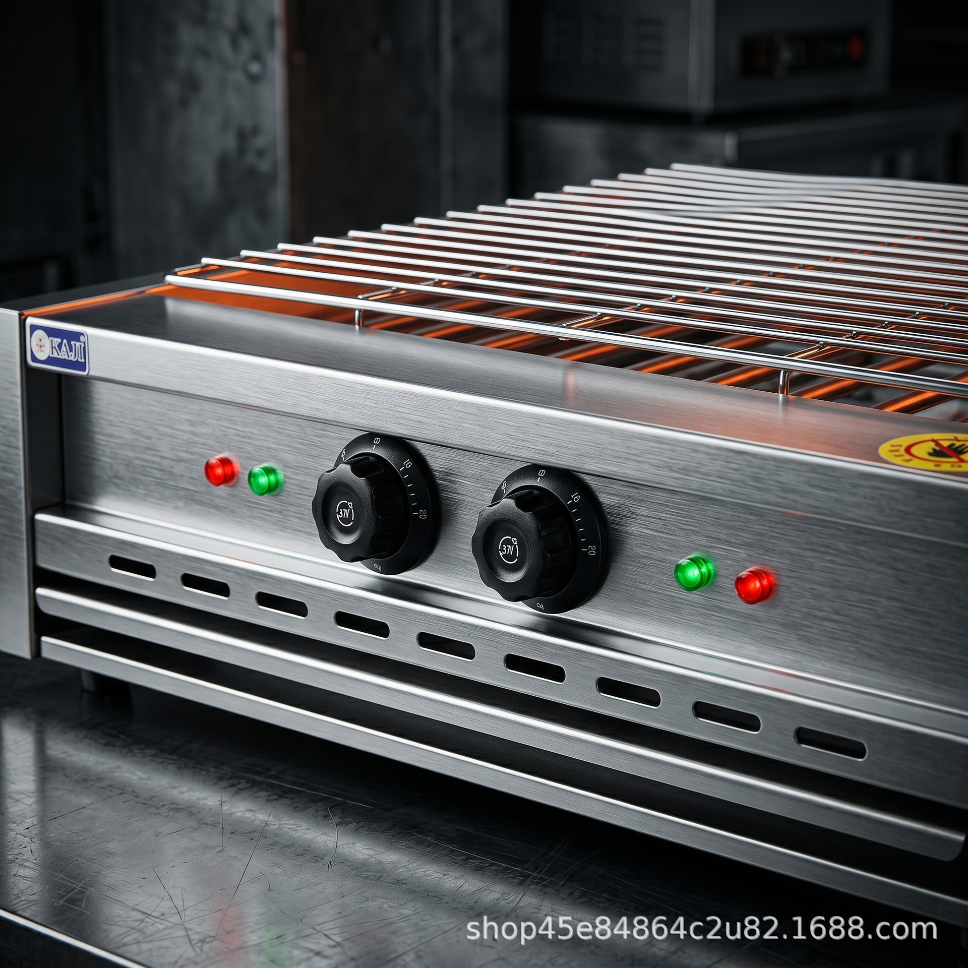 Commercial widened smokeless barbecue grills, hotel and restaurant skewers, oyster grills, multi-functional barbecue equipment for street vending pic 6