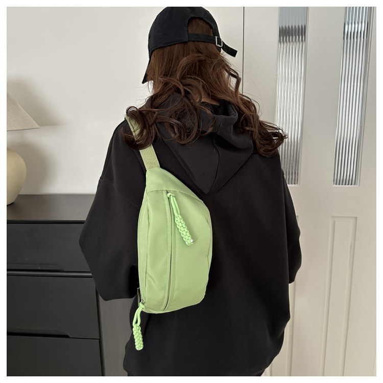 Summer casual candy-colored single-shoulder dumpling bag 2024 New trend neutral daily chest bag, beautiful and fashionable crossbody bag pic 21