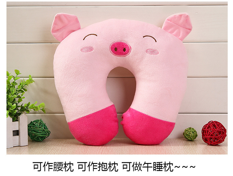 Cartoon Cute Neck Pillow company, wholesale of event gifts, creative neck pillows, high-speed rail and airplane travel nap U-shaped pillows pic 10
