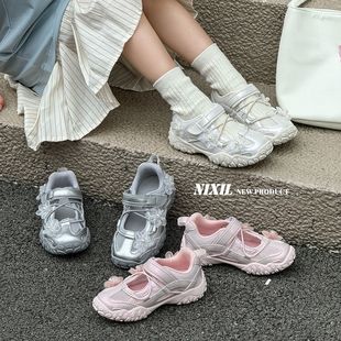 2025年夏季新款儿童老爹鞋时尚旋转扣童鞋单网透气男女童运动跑鞋详情19