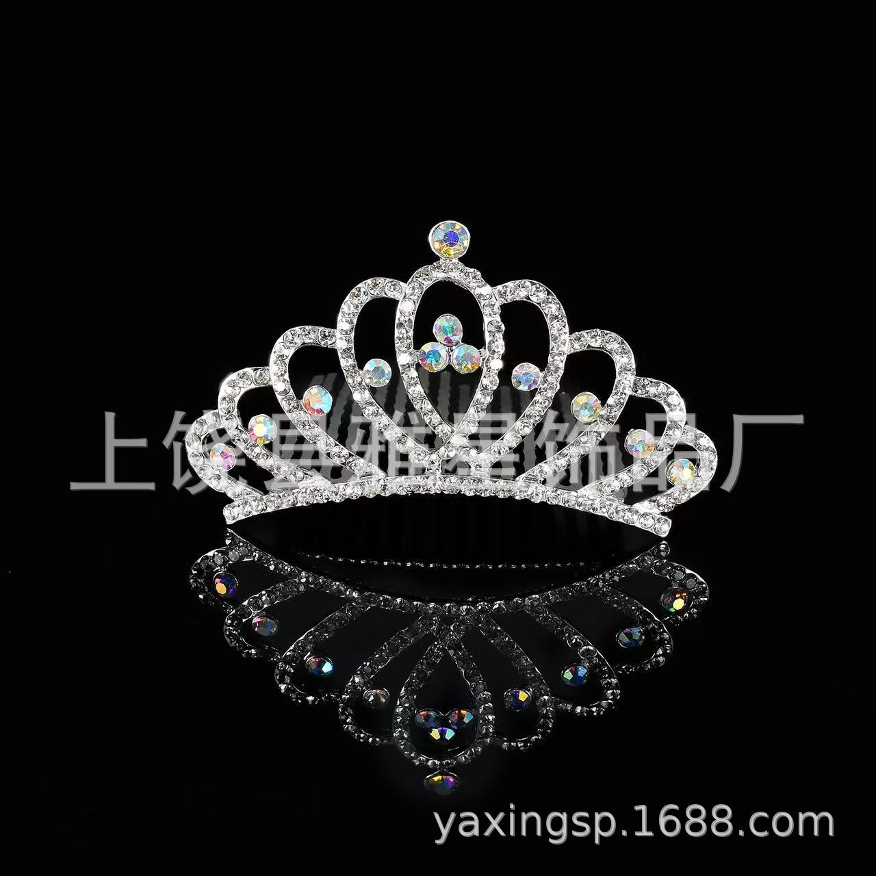 Crown comb accessories, princess birthday performance hair accessories, alloy crown accessories wholesale, crown factory direct sales pic 9