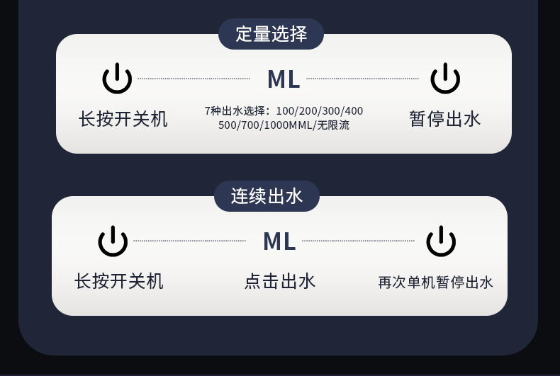 桶装水抽水器电动出水器家用智能矿泉水饮水机泵全自动上水器跨境详情10