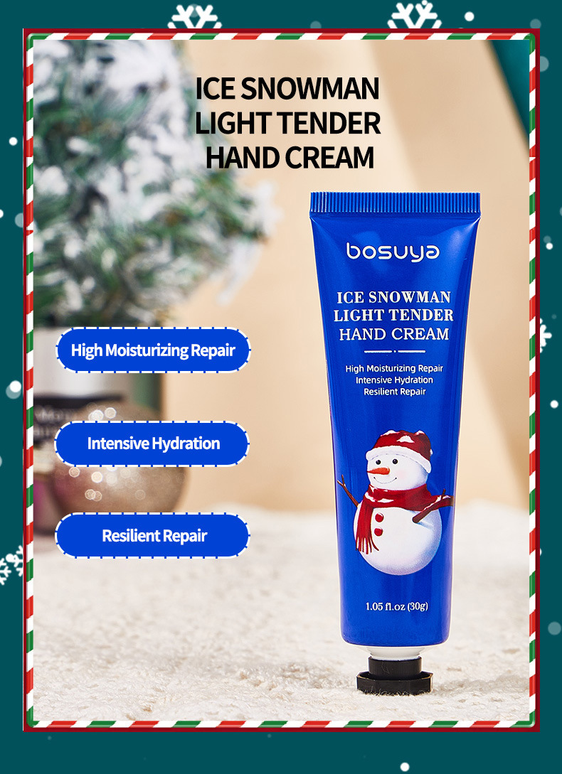 【跨境专供】bosuya圣诞护手霜滋润保湿补水秋冬防干裂护手霜批发详情11