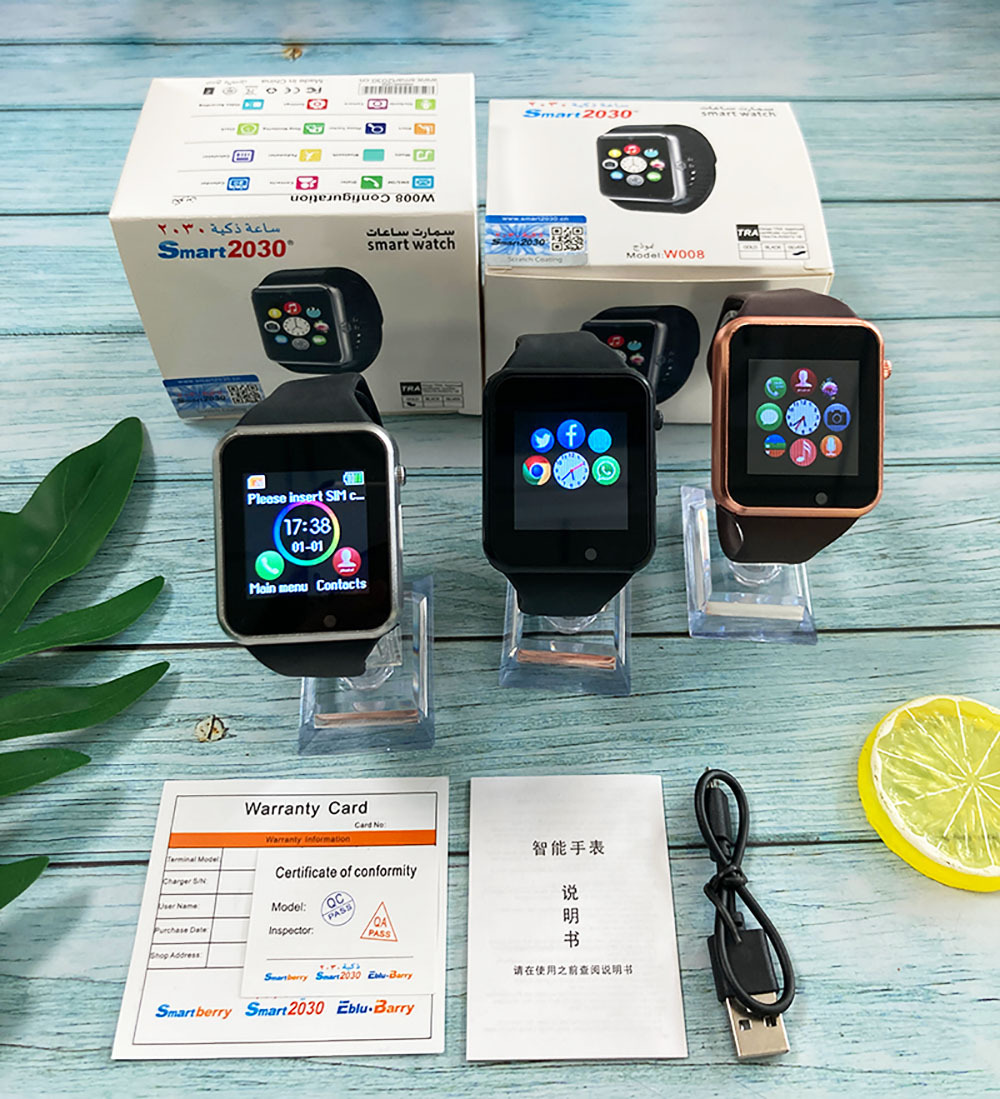 W008智能手表蓝牙插卡通话手表运动计步来电信息提醒智能手表工厂详情8