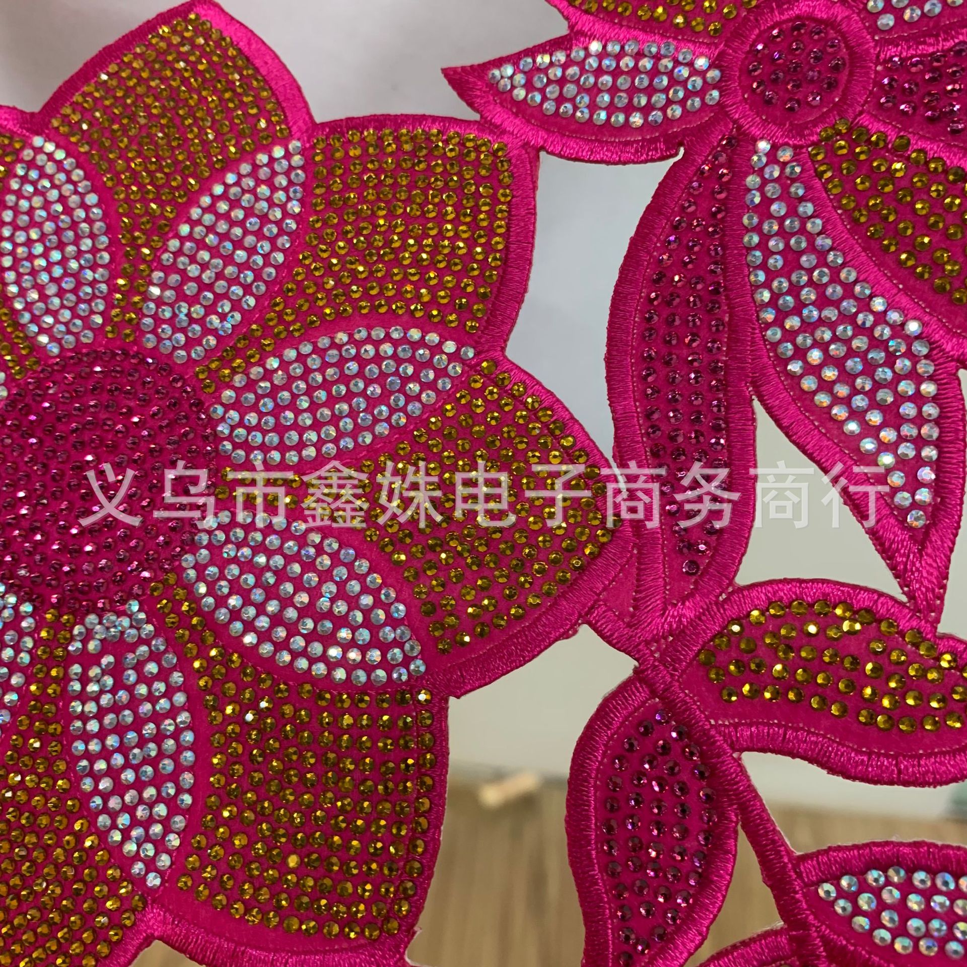 Full diamond back adhesive ironing DIY diamond-encrusted colored diamond shiny collar decoration fake collar collar accessories and auxiliary materials pic 21