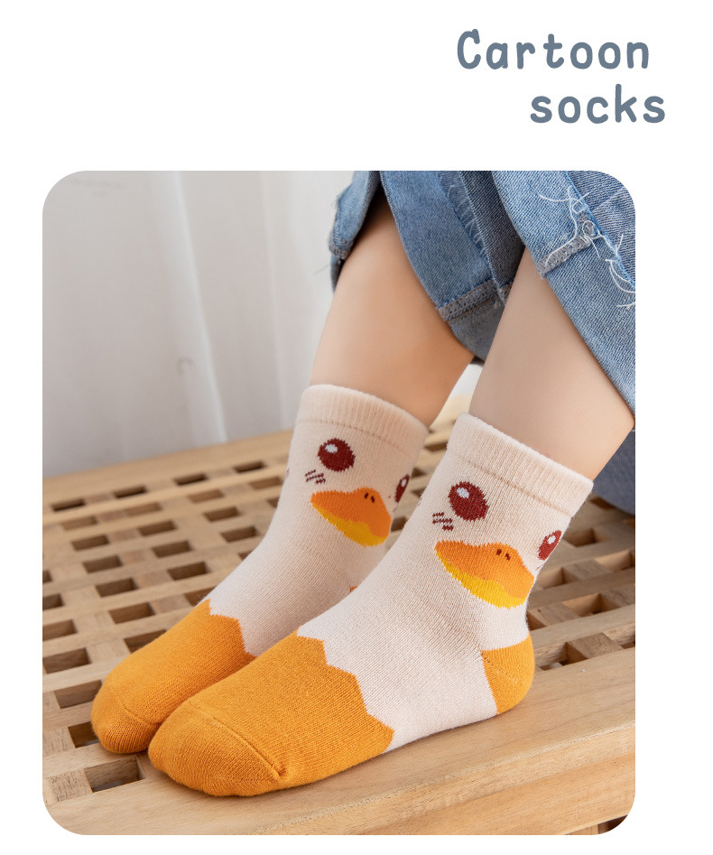 跨境儿童中筒袜子秋冬男童运动袜大童宝宝婴儿地板袜女童长袜批发详情13