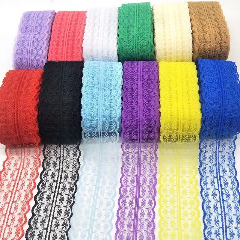 【40 Colors 】 Double-sided non-elastic lace trim, DIY clothing, curtains, sofa sewing, lace trim accessories, 4.5CM pic 3