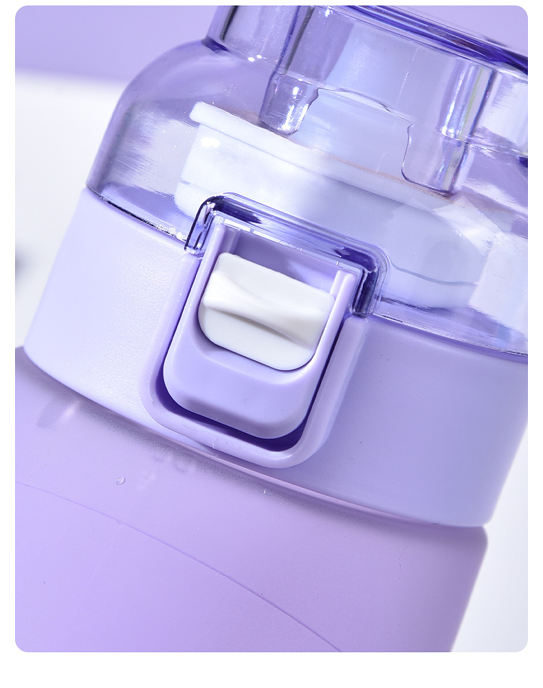 The fragrant cup is selling well. The fun and creative tritan water cup is designed for girls with a high level of appearance. It is a student sports cup with a straw and a gradient handle pic 26