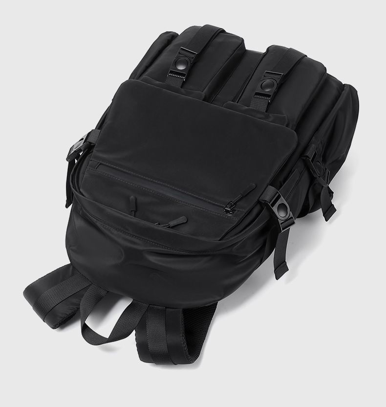 新款双肩背包男户外大容量学生书包可定LOGO轻便摄影包潮牌旅行包详情18