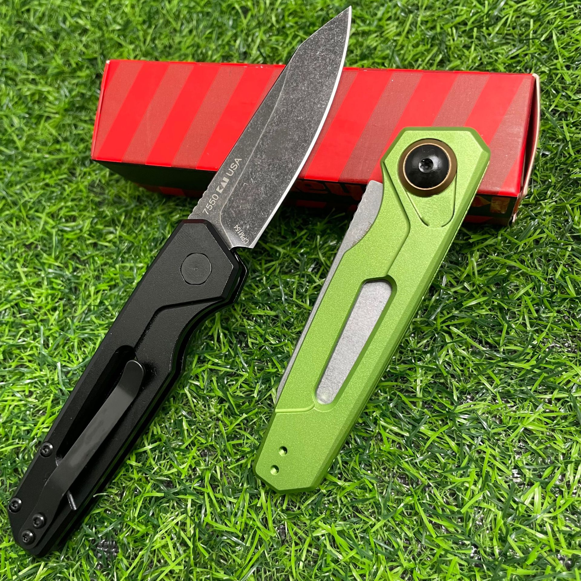 7550 mini folding knife for foreign trade e-commerce, outdoor equipment, camping, portable key knife, multi-functional folding knife pic 9
