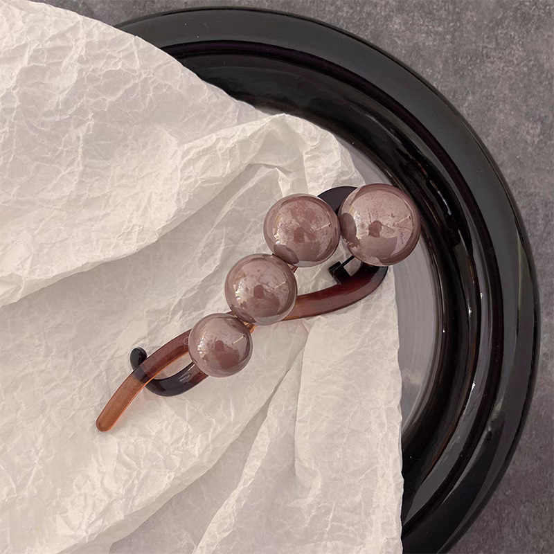 Elegant one-line hair clip, twist clip at the back of the head, 2025 new style, light luxury and high-end style, updo, grab clip, duckbill clip headwear pic 46