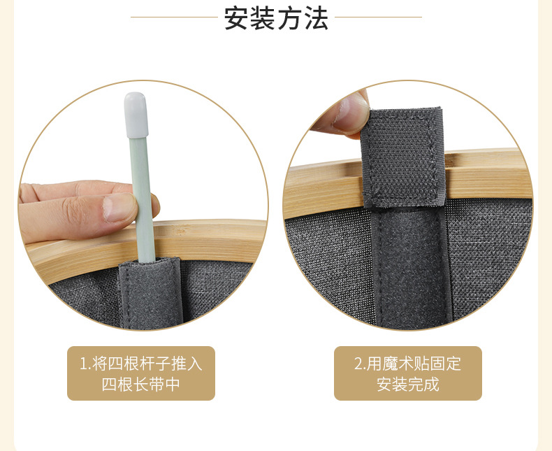 跨境饮料瓶可乐罐收纳筐带盖可折叠脏衣篓洗衣篮美式脏衣篮脏衣桶详情8