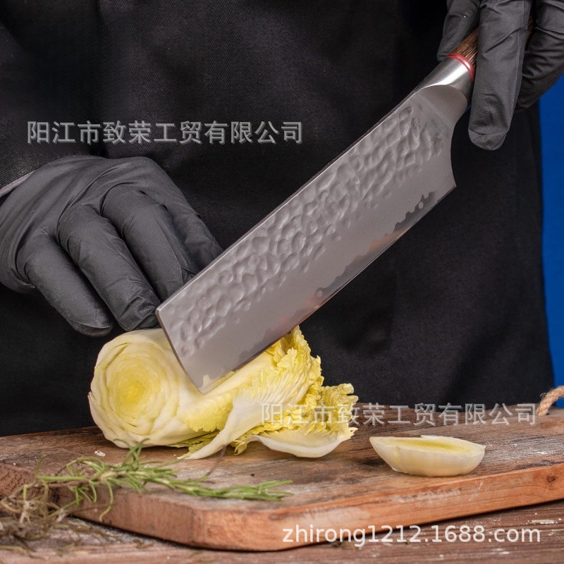 锤纹12 件套日本刀具牛津布套装 德国不锈钢厨房厨师刀三德刀详情6