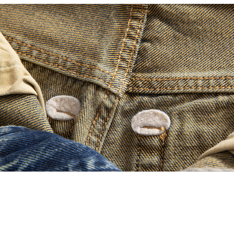 春款男裤宽松美式高街复古牛仔裤男新款直筒阔腿裤高级感男士裤子详情18