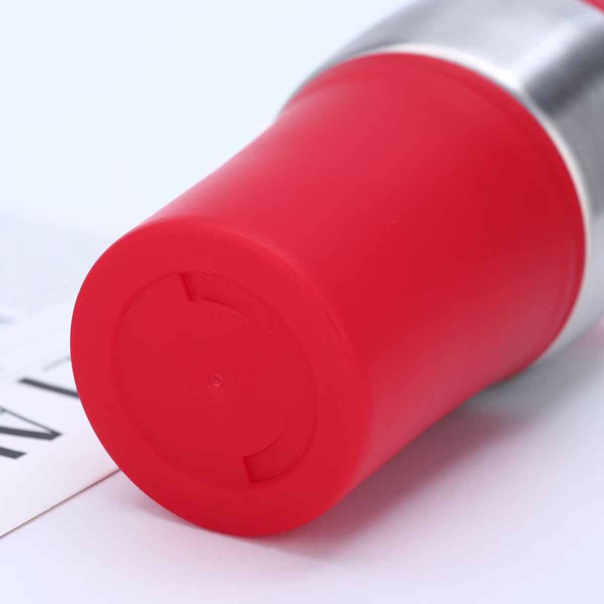 跨境促销内塑外钢车载汽车杯便携办公咖啡杯双层隔热随手水杯详情5