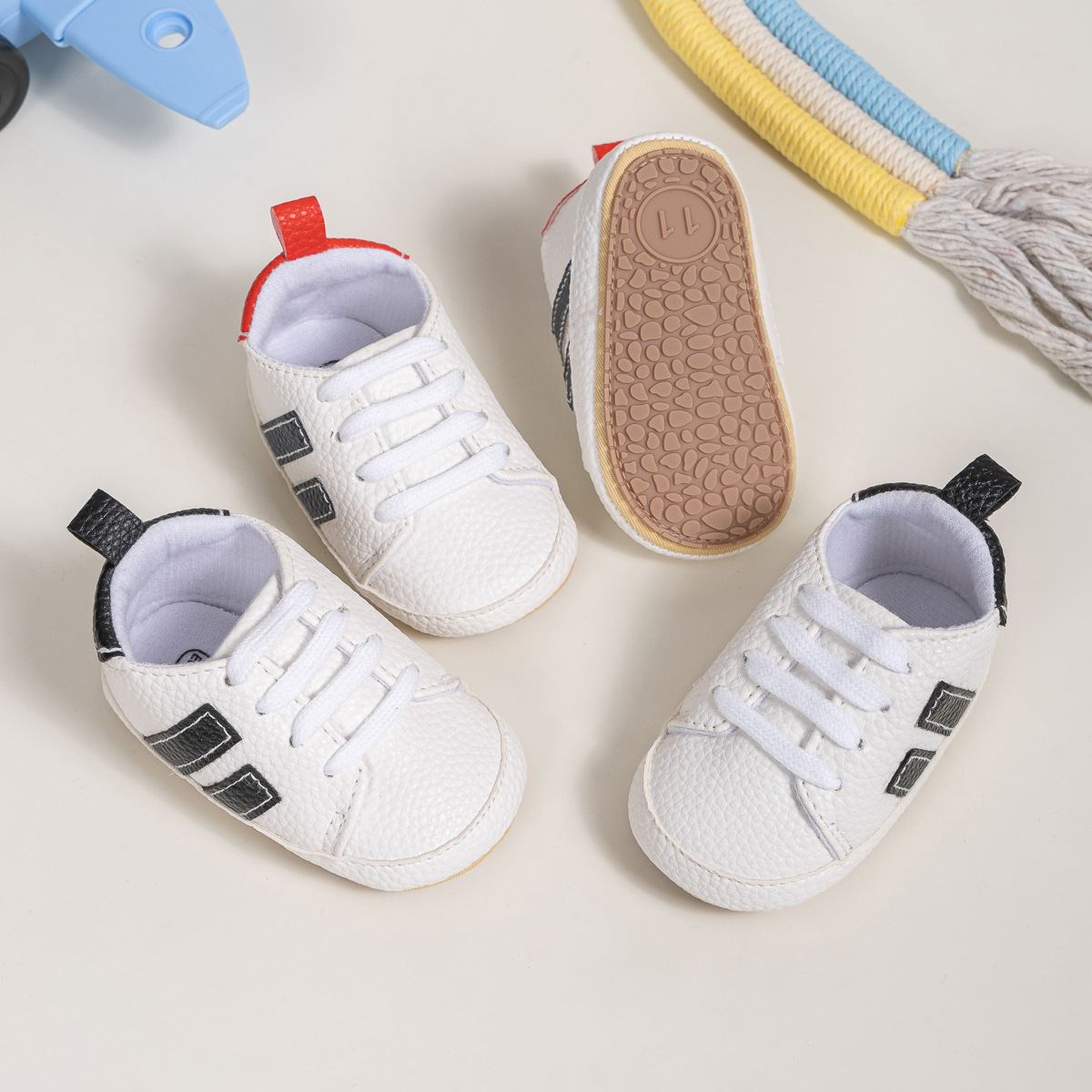2025春夏新款白色婴儿休闲鞋男宝宝鞋软底学步鞋baby shoes详情2