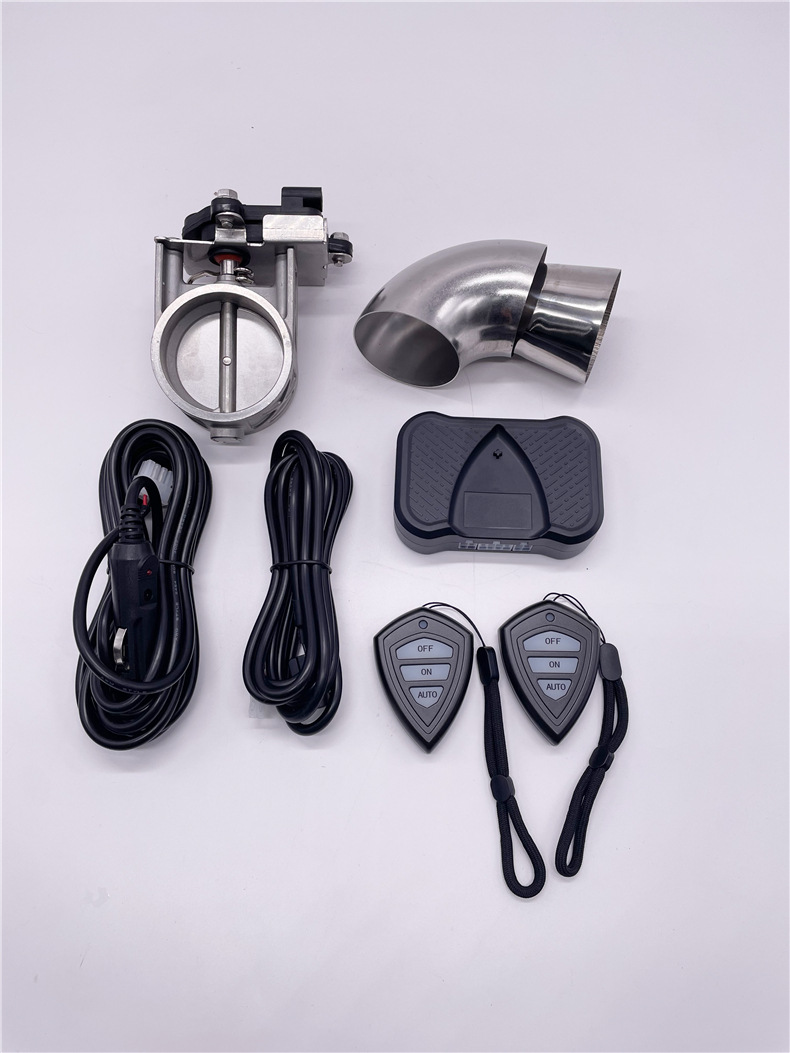 汽车电动排气阀门多角度全开半开遥控可变两线电子阀门控制器详情4