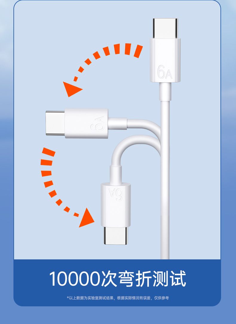 6A快充66Wtype-c数据线适用于华为p40mate40手机40W充电线5A器详情13