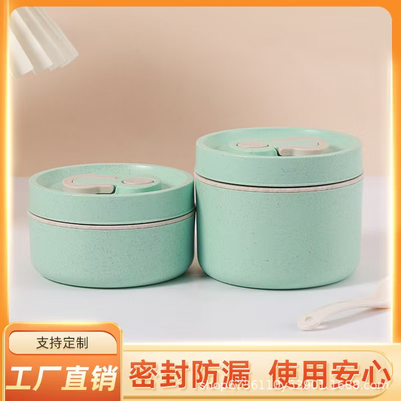 饭盒可进微波炉上班族便当盒女生轻食减脂分隔午餐盒学生lunchbox详情1