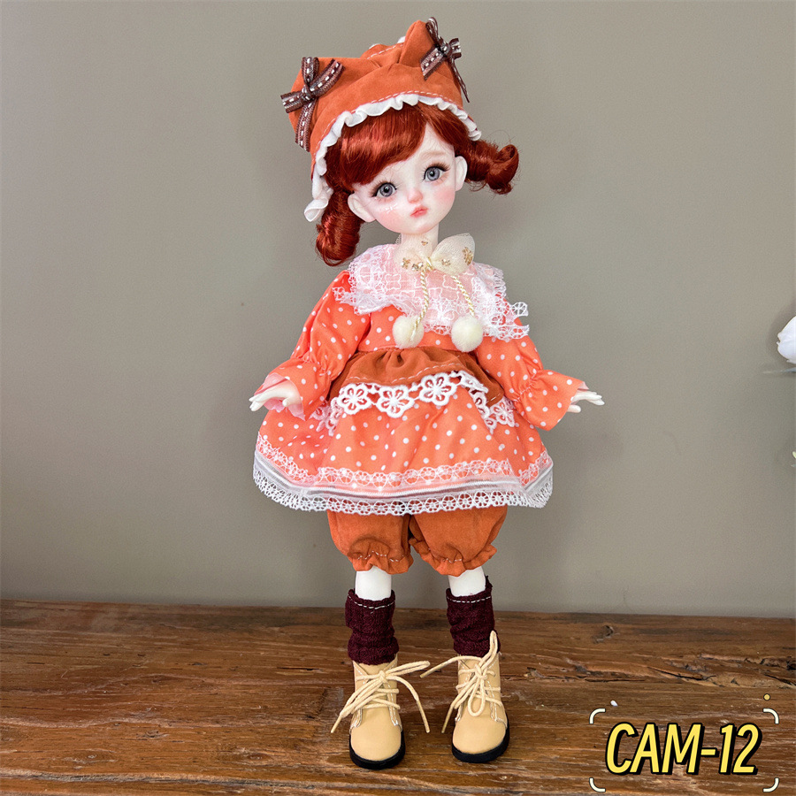 6分BJD玩偶换装衣服30厘米洋娃娃衣服森系可爱卡通洛丽塔裙子详情12