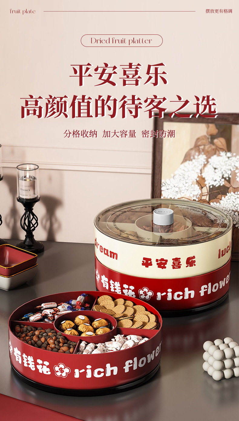 Acrylic millet bar special storage box, transparent dust-proof box, multi-layer classification storage pic 1