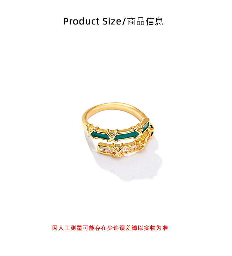 Hyacinth ankola esmalte rojo goteando anillo de aceite mujer lujo ligero ajustable sensación superior anillo de dedo índice diseño de nicho anillo de dedo versátil pic 3