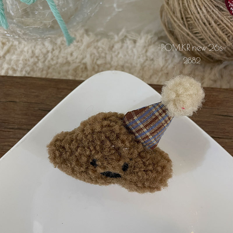 新款韩版秋冬卡通手工充棉儿童胸针服装diy配饰辅料别针饰品配件详情8