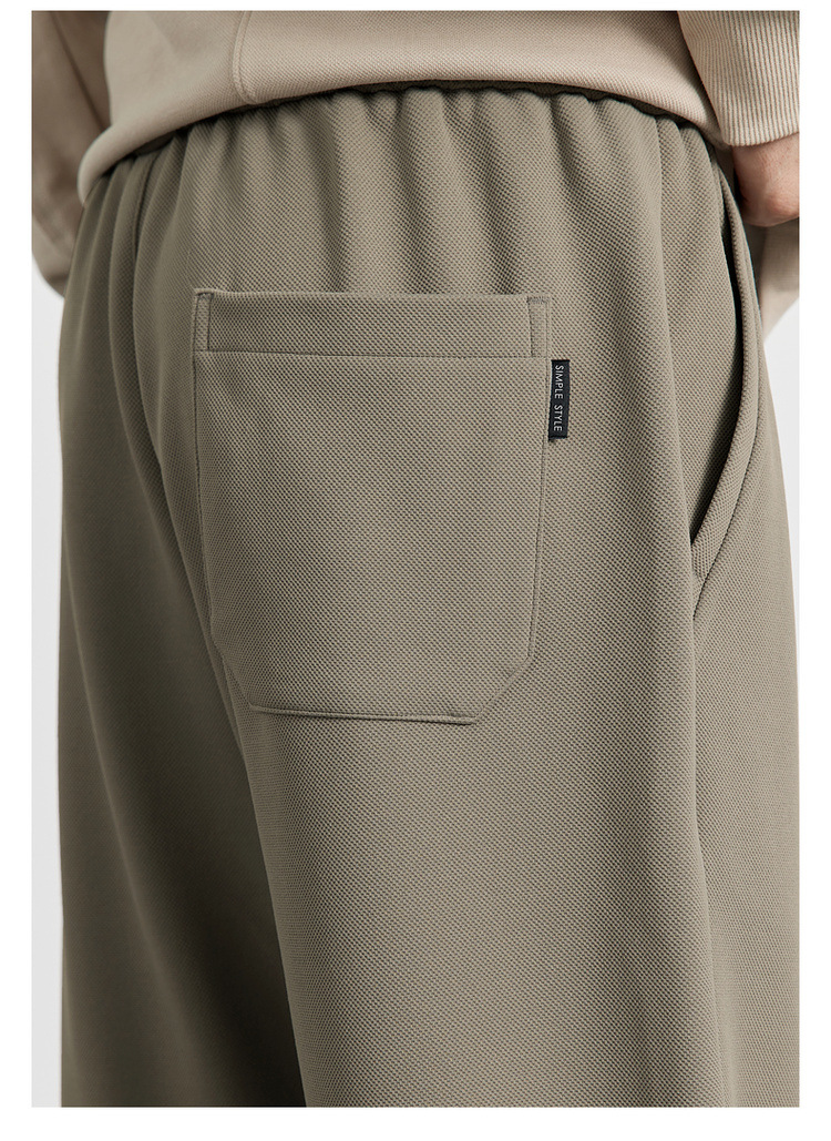 WOOG2005男装2024秋冬季新款抗皱束脚休闲裤男士卫裤运动裤 时尚舒适耐磨男士运动裤详情29