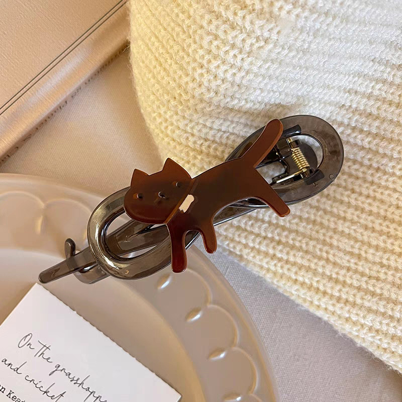 Elegant one-line hair clip, twist clip at the back of the head, 2025 new style, light luxury and high-end style, updo, grab clip, duckbill clip headwear pic 43