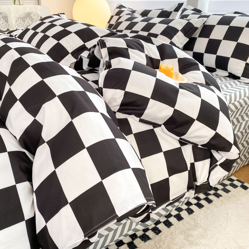 床上用品三件套 礼品芦荟棉床单被套床单四件套一件代发厂家批发详情8