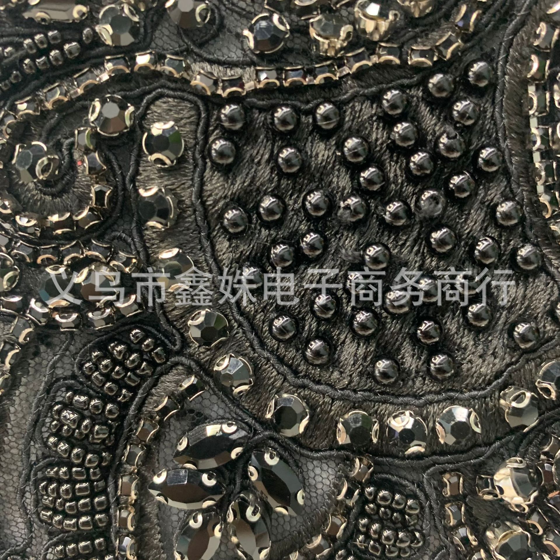 DIY hand-sewn rhinestone clothing accessory stickers for evening dress accessories pic 2