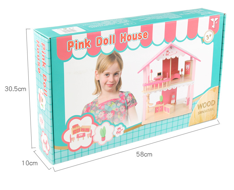 儿童益智玩具过家家娃娃屋木质拼装积木仿真别墅diy公主城堡礼物详情25