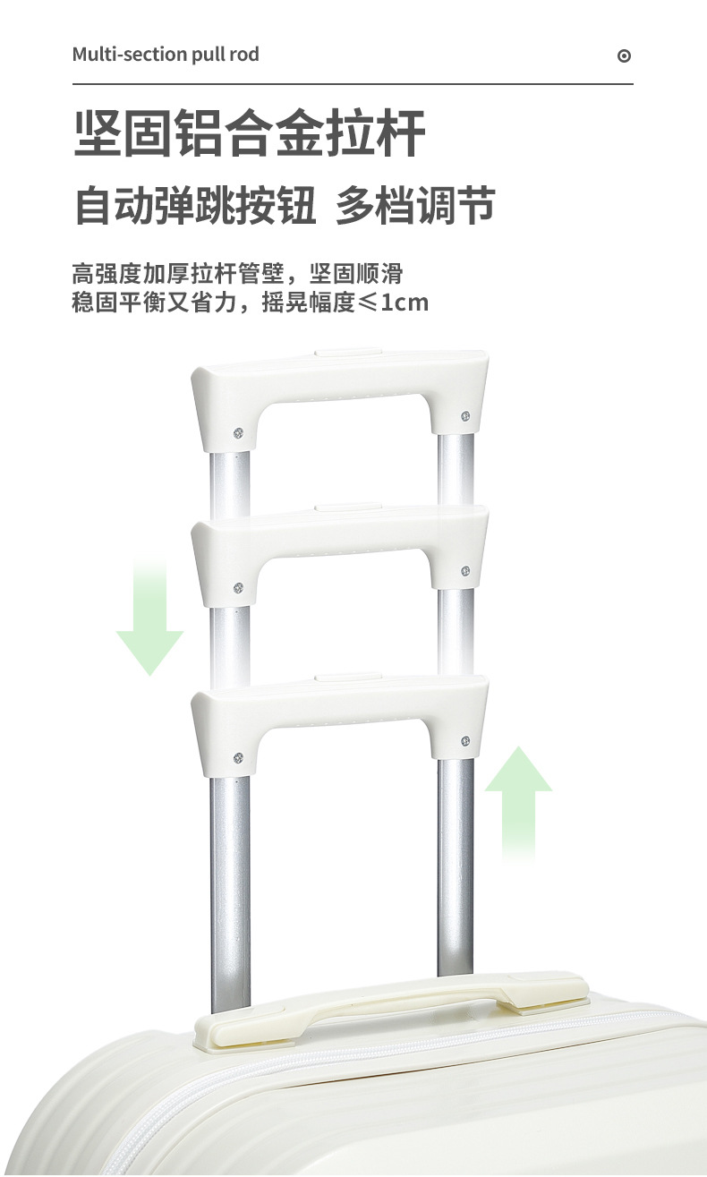 行李箱20寸多功能带杯架旅行箱女24寸学生密码箱万向轮拉杆箱批发详情13