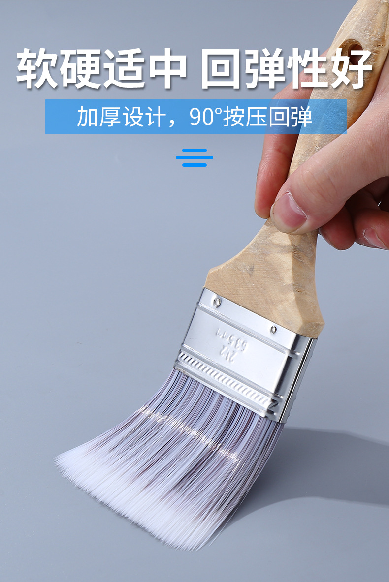 Marine paint brushes, paint brushes, industrial wholesale paint brushes, pighair brushes, pighair cleaning, dust removal, non-shedding paint brushes pic 5