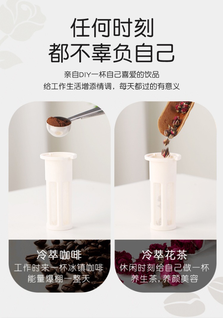冷萃咖啡壶手冲家用冷萃瓶冷泡果茶壶冷淬冰萃美式冰滴壶冷萃杯详情5