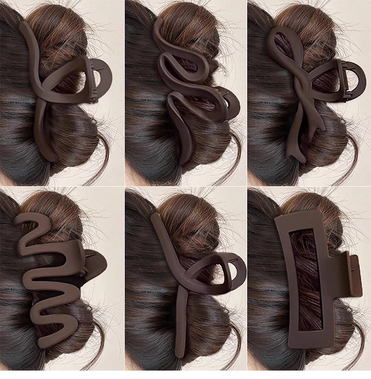 Large-sized hair clip for women, 2025 new high-end style hair clip, back of the head, shark clip headwear pic 13