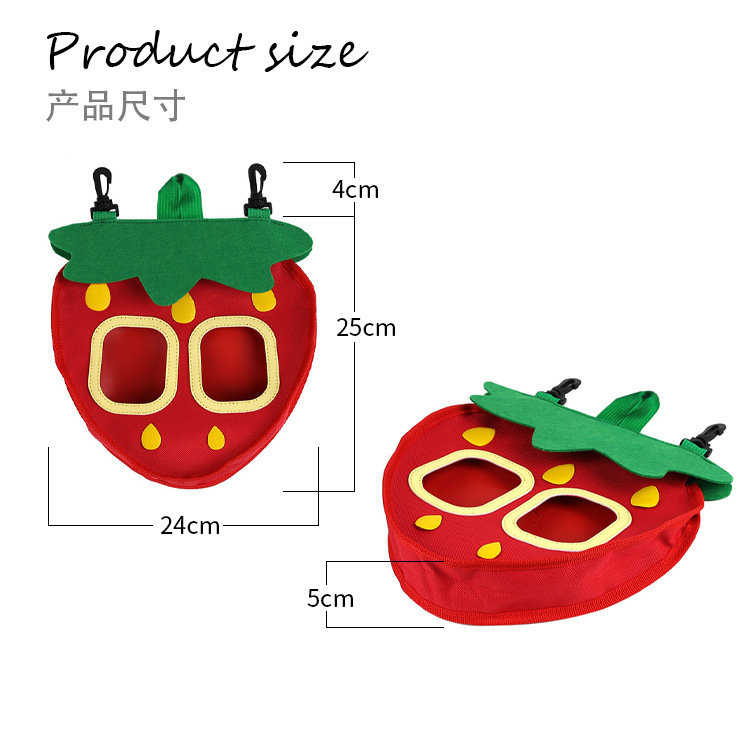 可爱蘑菇兔子牛津布草袋防扒大容量不漏草防浪费荷兰猪龙猫草架详情16