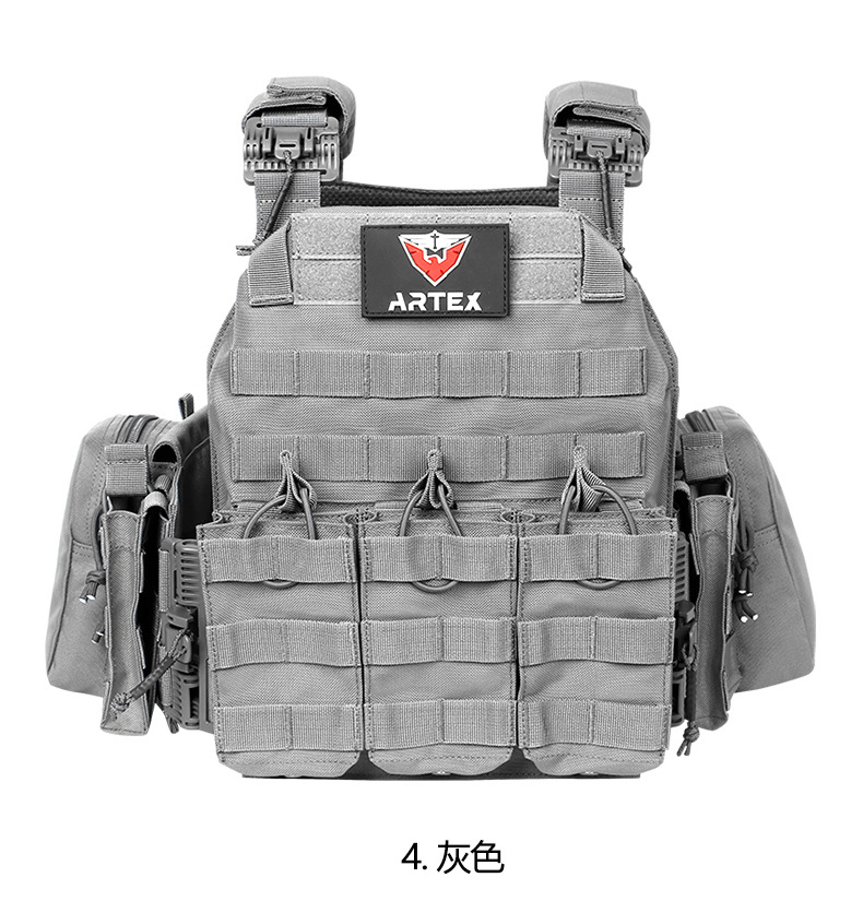 Yitu Tactical Outdoor Military enthusiast quick-release tactical Vest, cross-border bestseller, CS equipment training and protection board tactical vest pic 21