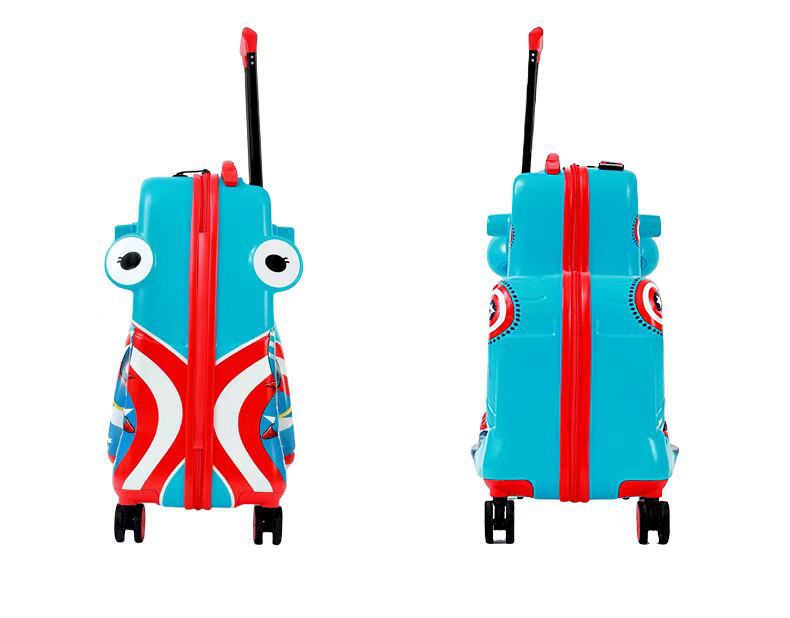 Maleta niños trolley case troyano cartoon travel case baby case embarque engrosado niños trolley case pic 14