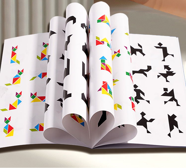 磁性七巧板儿童益智力拼图玩具立体积木巧板拼装小学生一年级详情7