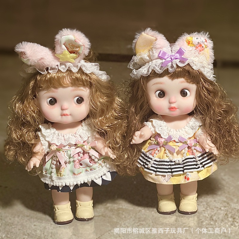 28厘米胖娃娃可爱搞怪表情娃丑萌娃娃全身搪胶3D眼5关节 儿童玩具详情11