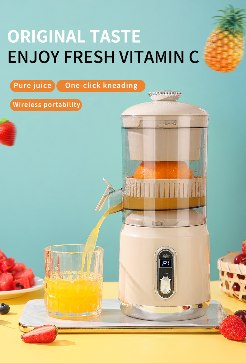 Cross-border juicer, multi-functional household portable electric small residue and juice separator, no-cut fruit and vegetable juice maker pic 13