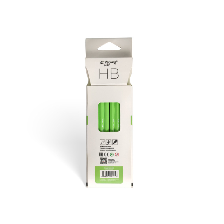 Yalong Foreign Trade specializes in providing wooden hexagonal design HB pencils, painted sharpened student pencils pic 9