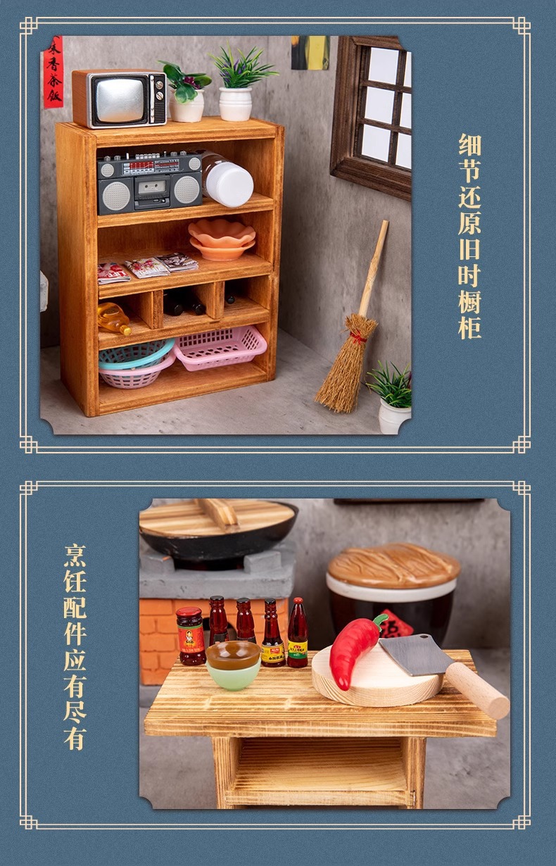 迷你小厨房真煮套食品级全套做饭厨具可真煮儿童仿真过家家玩具详情9