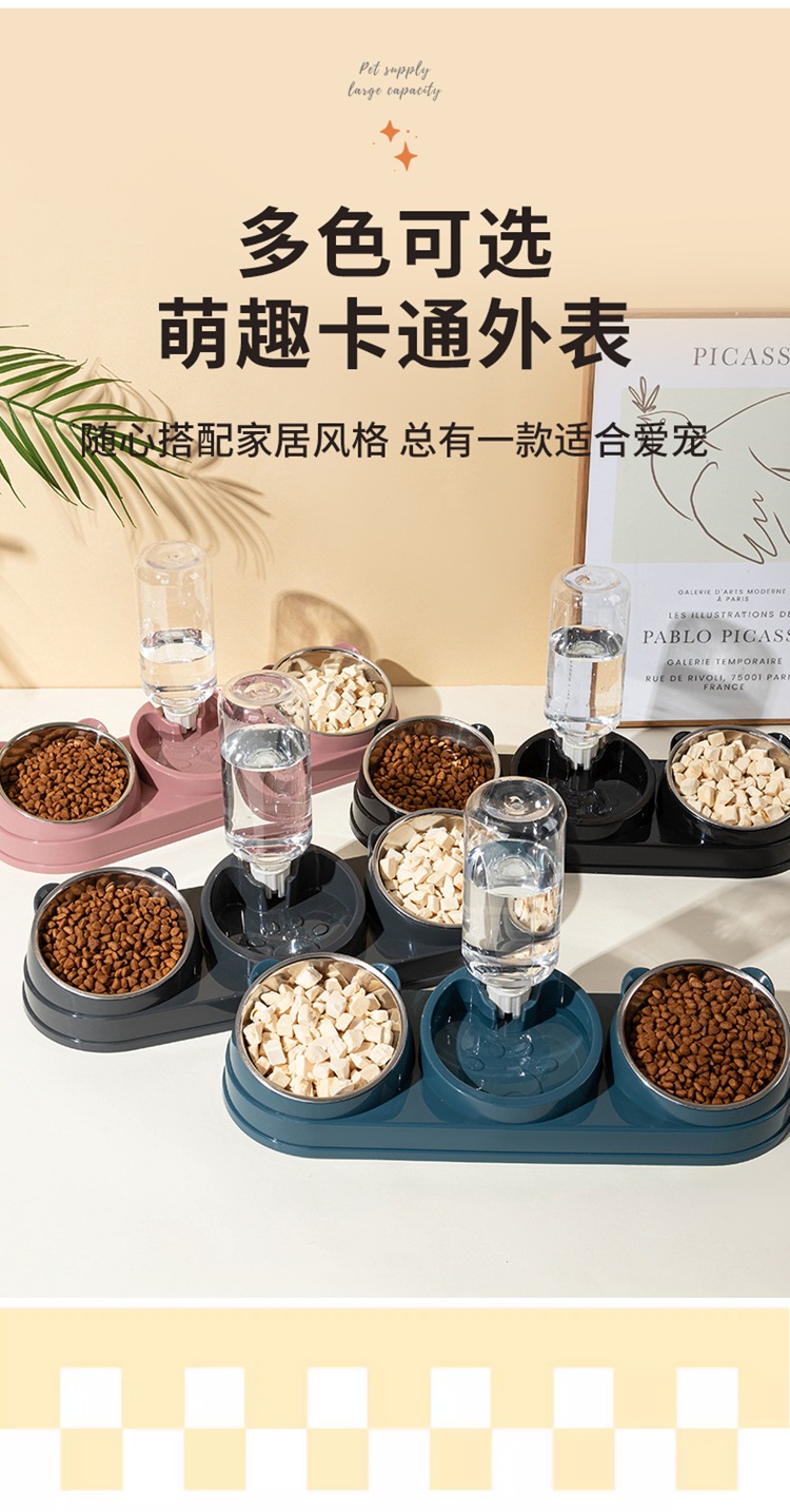 猫咪碗猫食盆不锈钢猫咪饭碗狗碗饮水猫粮碗宠物碗猫饭盆宠物用品详情8