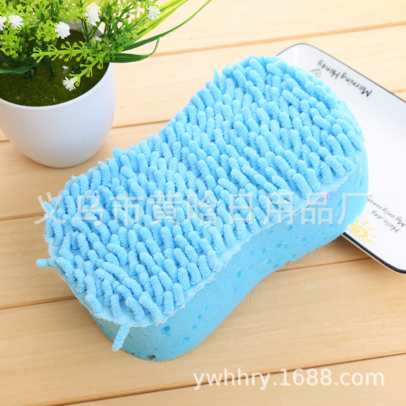 【 Chi Jia 】 Chenier Composite Foaming Sponge Car Cleaner Thickened, enlarged and denser cleaning sponge block for household chores pic 6