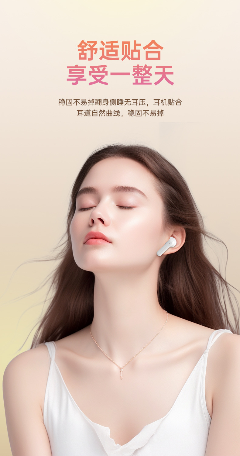 Transfronterizo de venta caliente bluetooth auriculares aemai creativo cargador en el oído insensible baja latencia ultra larga duración auriculares pic 5