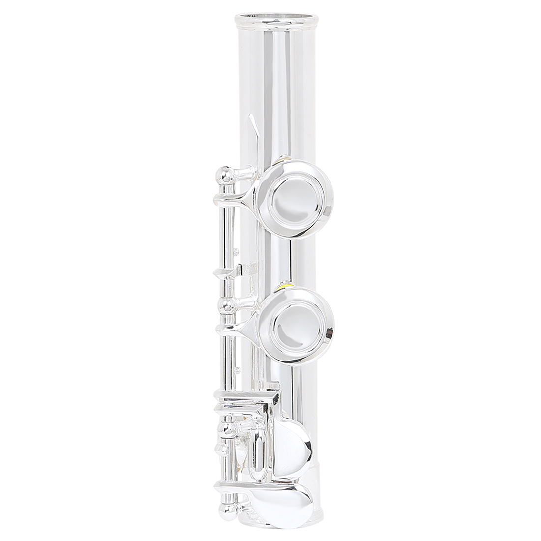 Cross-border silver-plated flute, 16-hole closed-hole C major silver flute, white copper curved flute, professional performance flute pic 18