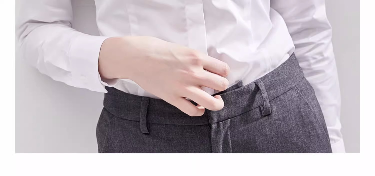 女士竹纤维衬衫夏季职业装通勤上班白衬衣女长袖免烫抗皱商务衬衫详情22