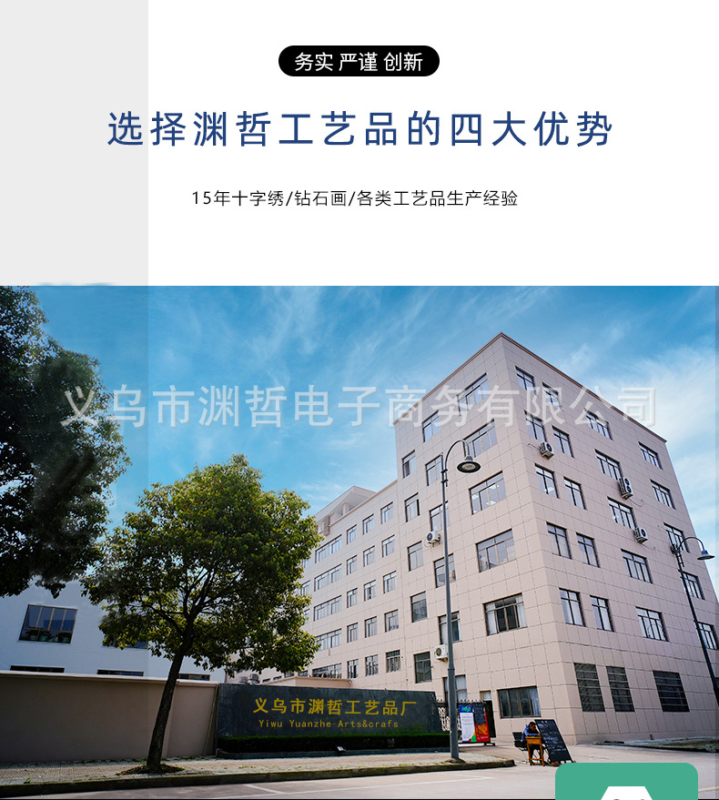 外贸跨境十字绣新款客厅卧室精准印花美丽家园花草风景手工刺绣详情30